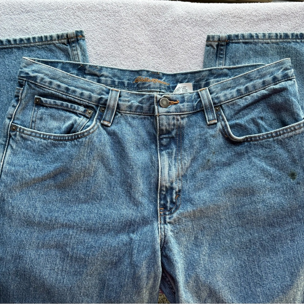 Eddie Bauer Relaxed Fit Blue Jeans 36 x 30